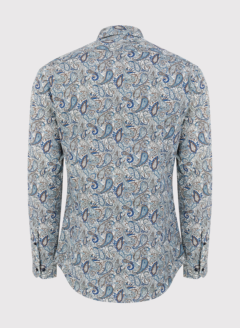 Vyriški marškiniai peislio raštu P23WN-1X-016-X-S