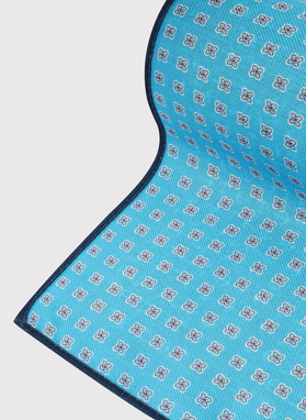 Dvipusė vyriška kišeninė nosinaitė su inkarais