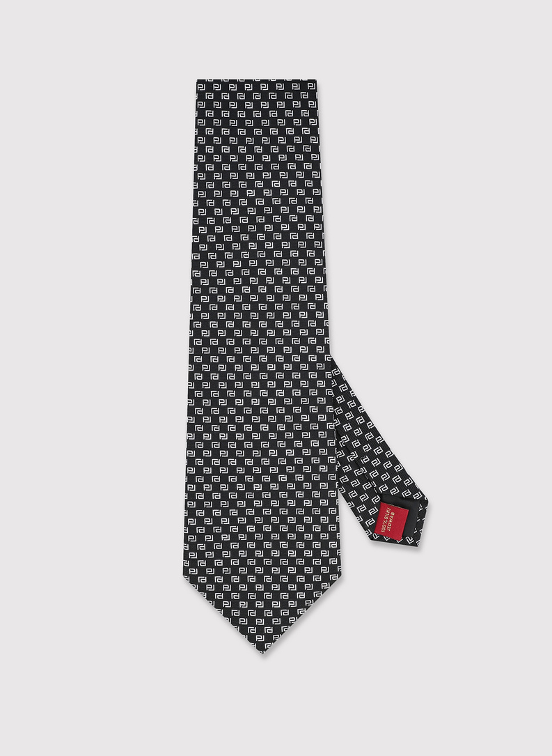 Šilkinis kaklaraištis su PL monograma