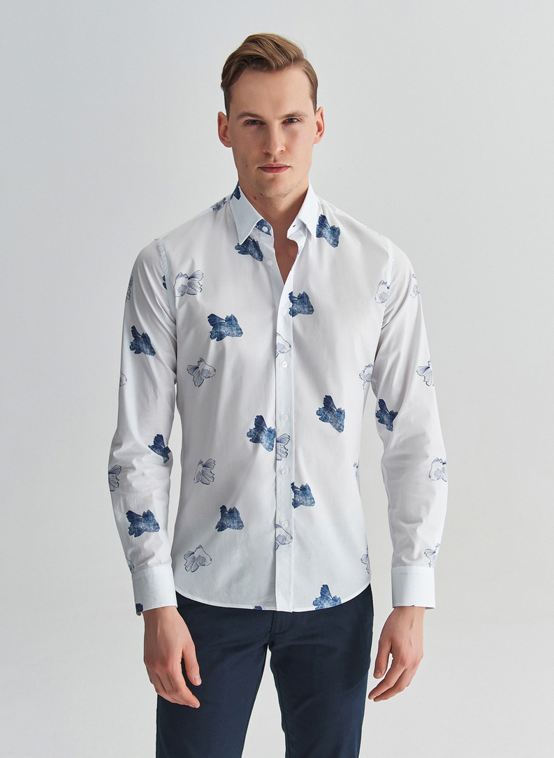 Vyriški marškiniai P22SF-1X-003-B-S