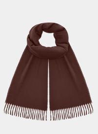 Rudas vyriškas šalikas