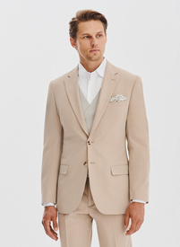 Smėlinis vyriškas švarkas