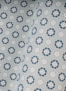 Šviesiai žalia raštuota kišeninė nosinaitė