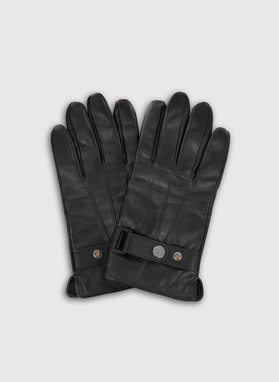 Reguliuojamos juodos vyriškos pirštinės