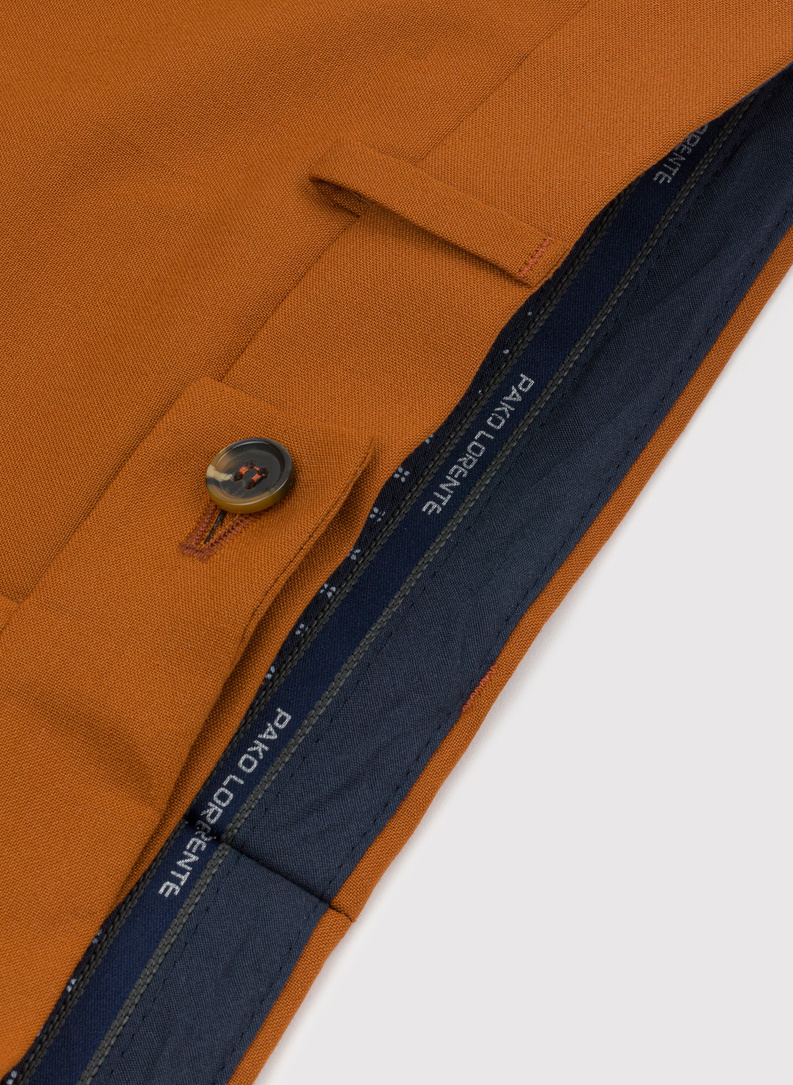 Oranžinės kostiuminės kelnės P22SF-6G-021-P-S