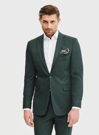 Žalias kostiuminis švarkas