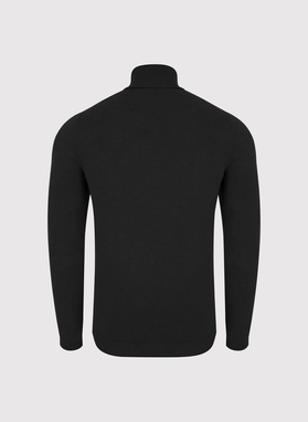 Juodos spalvos vyriškas golfas