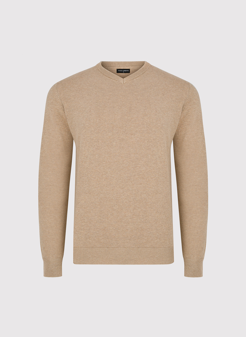 Vyriškas megztinis V apykakle