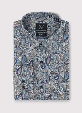 Vyriški marškiniai peislio raštu P23WN-1X-016-X-S