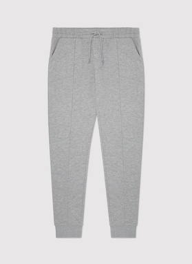 Pilkos spalvos trikotažinės treninginės kelnės