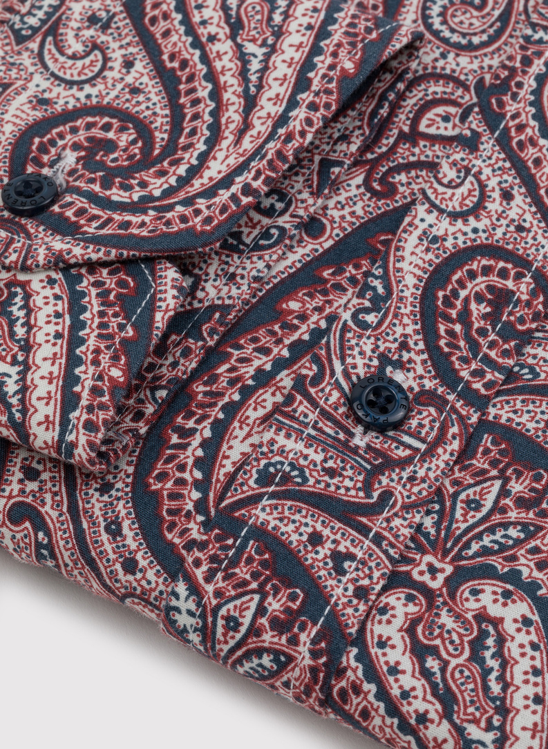 Vyšniniai vyriški marškiniai peislio raštu