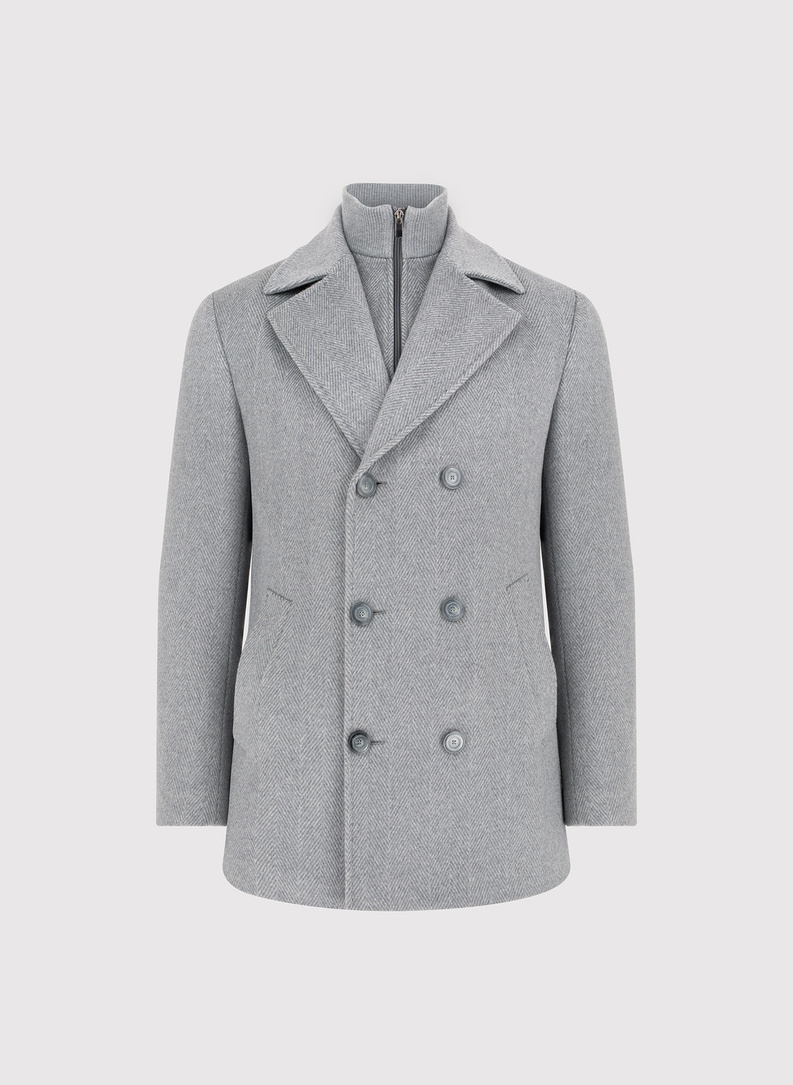 Vilnonis dvieilis vyriškas lietpaltis