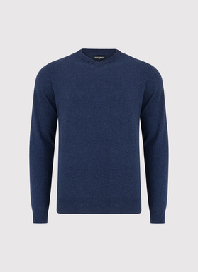 Vyriškas megztinis V apykakle