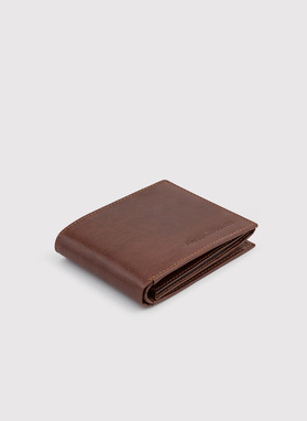 Bronzinė natūralios odos vyriška piniginė