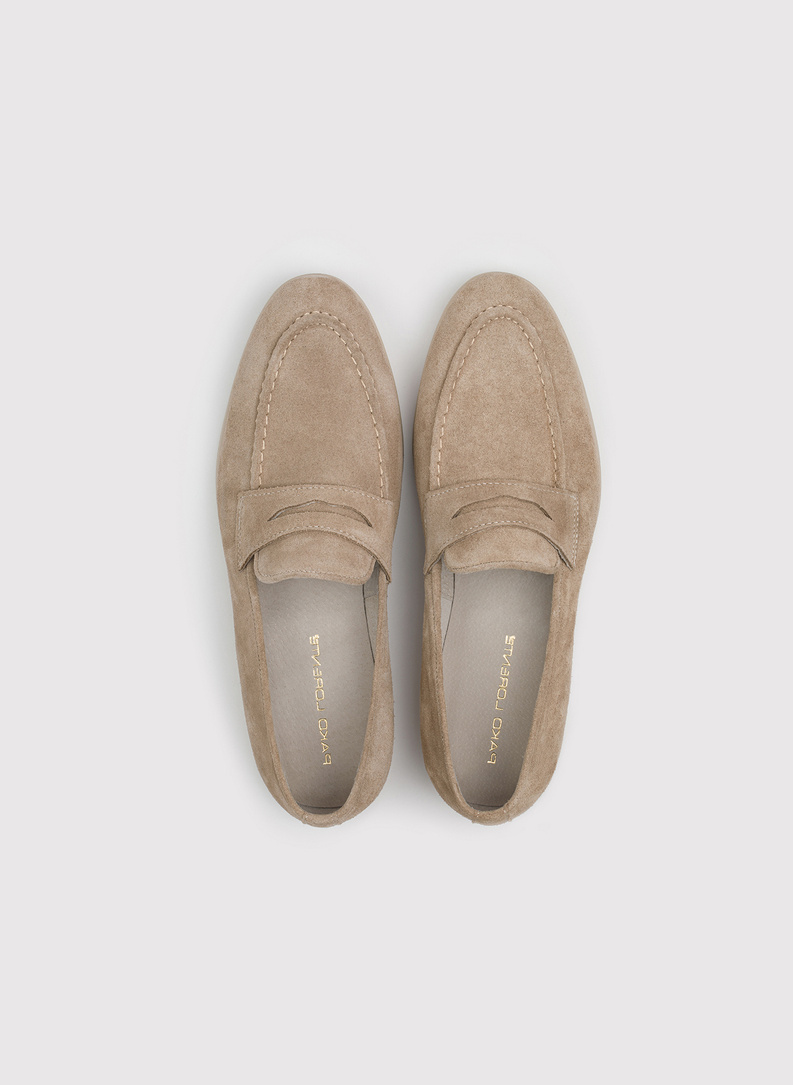 Smėliniai vyriški mokasinai