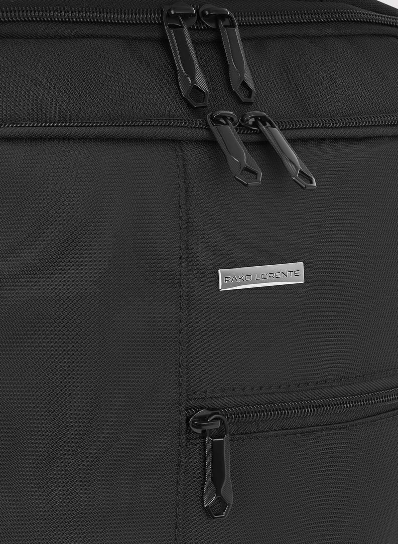 Juoda vyriška kuprinė su USB