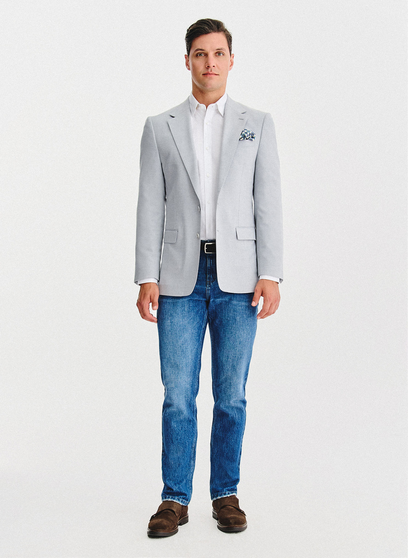 Pilkas vyriškas švarkas