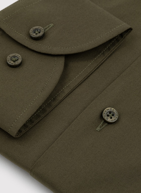 Alyvmedžio spalvos vyriški marškiniai ilgomis rankovėmis