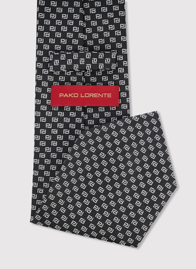 Šilkinis kaklaraištis su PL monograma