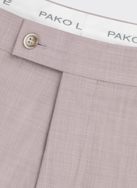 Lygus rožinis vyriškas kostiumas