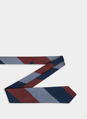 Tamsiai mėlynas vyriškas kaklaraištis P22SF-KX-001-G-0