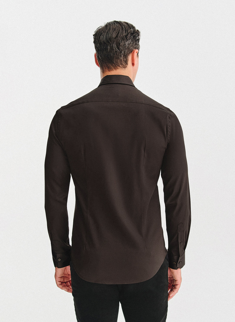 Rudi vyriški marškiniai