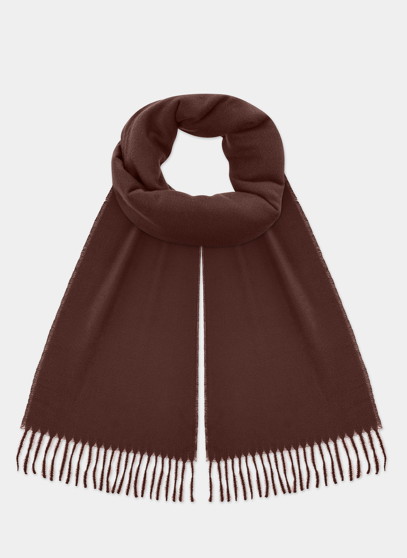 Rudas vyriškas šalikas