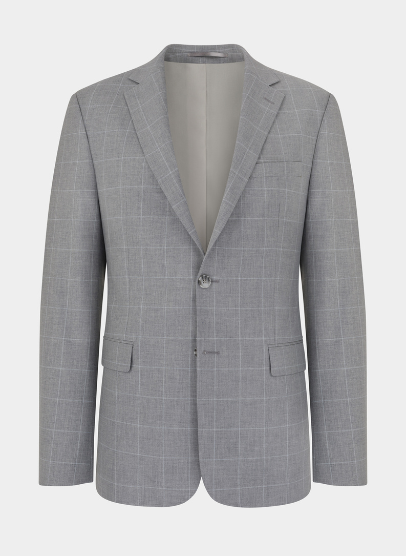 Pilkas kostiuminis švarkas P22SF-3G-009-S-S