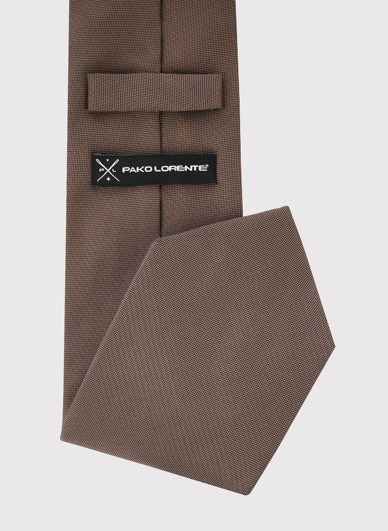 Rudas vyriškas kaklaraištis