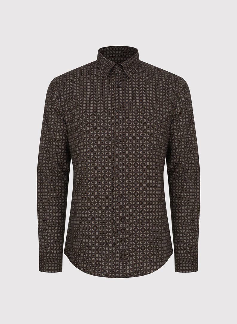 Rudi raštuoti marškiniai