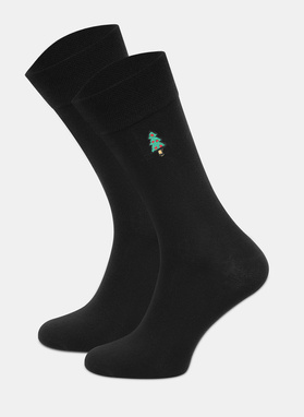 Vyriškų kojinių švenčių raštais komplektas