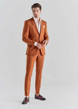 Oranžinis kostiuminis švarkas P22SF-3G-021-P-S