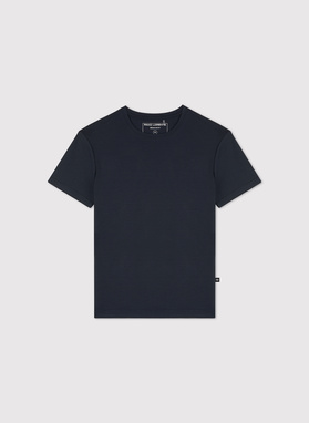 Tamsiai mėlyni vyriški T marškinėliai