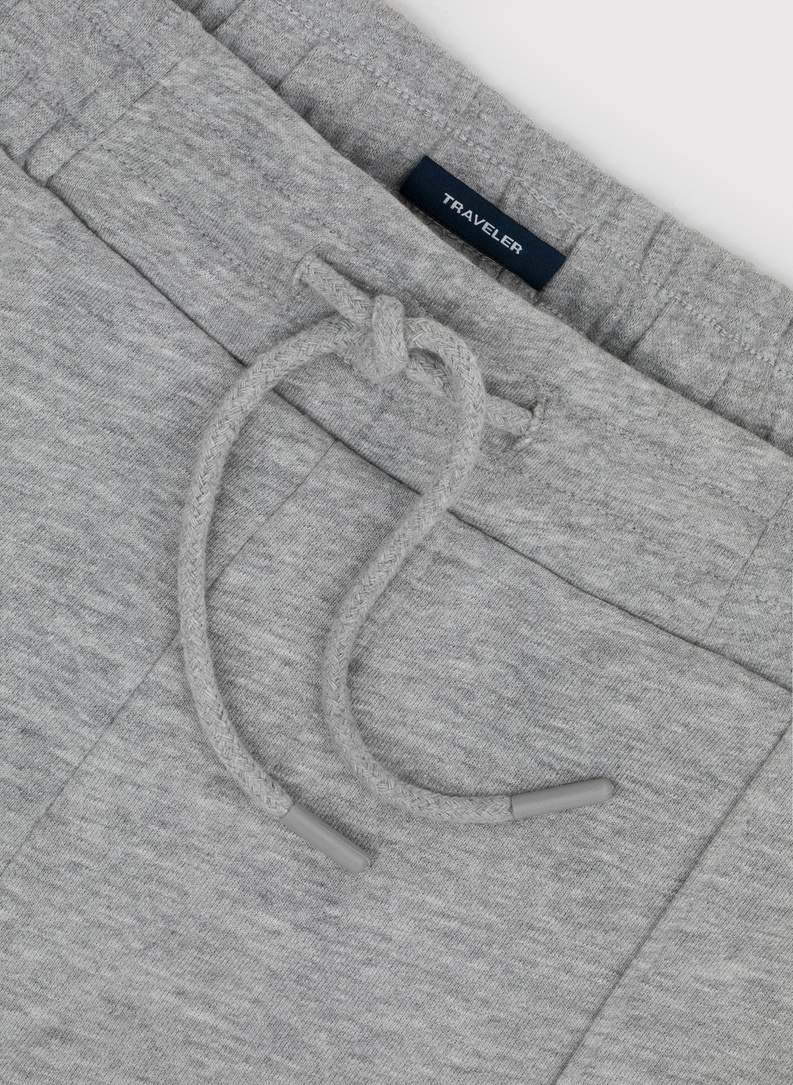 Pilkos spalvos trikotažinės treninginės kelnės