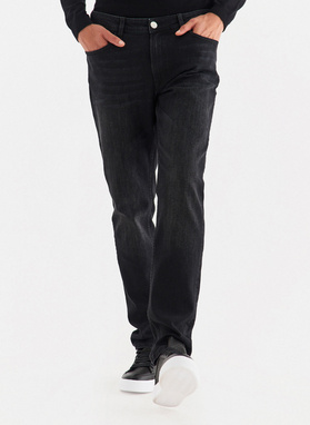 Juodos vyriškos džinsinės kelnės