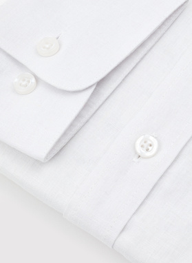 Balti lininiai ir medvilniniai marškiniai