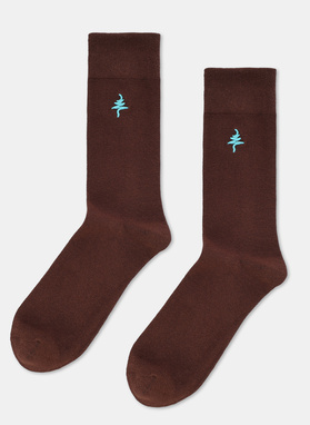 Vyriškų kojinių švenčių raštais komplektas