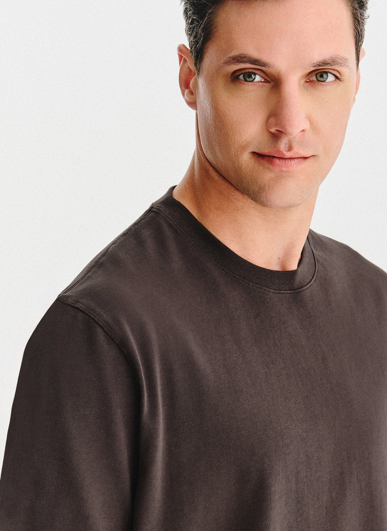 Rudi didžiulio dydžio T marškinėliai