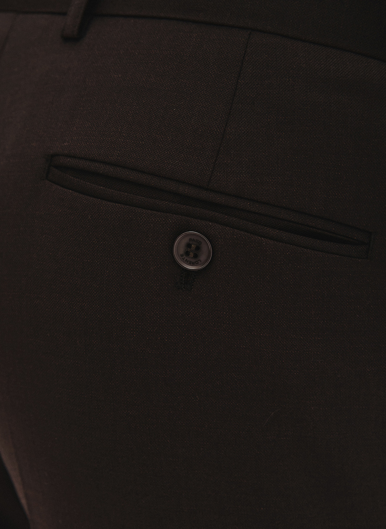 Rudos kostiuminės kelnės