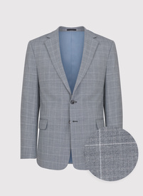 Pilkas kostiuminis švarkas su vilna