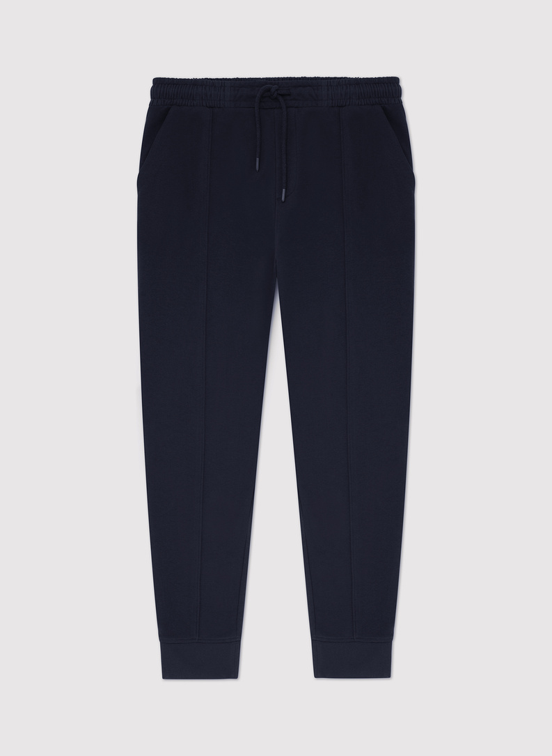 Tamsiai mėlynos spalvos treninginės kelnės