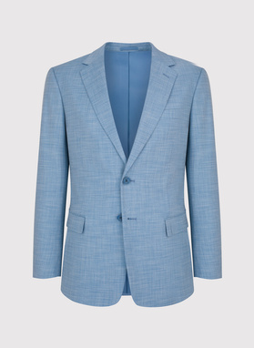 Mėlynas vyriškas kostiuminis švarkas