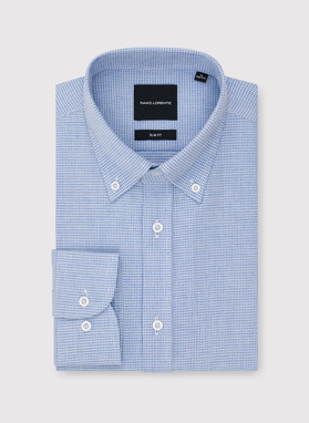 Juodi marškiniai skalikų dantų raštu