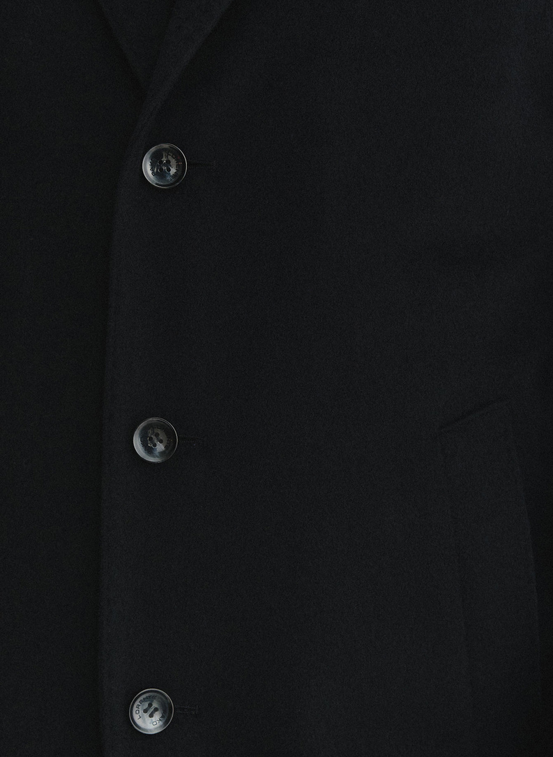 Juodas vyriškas lietpaltis su vilna