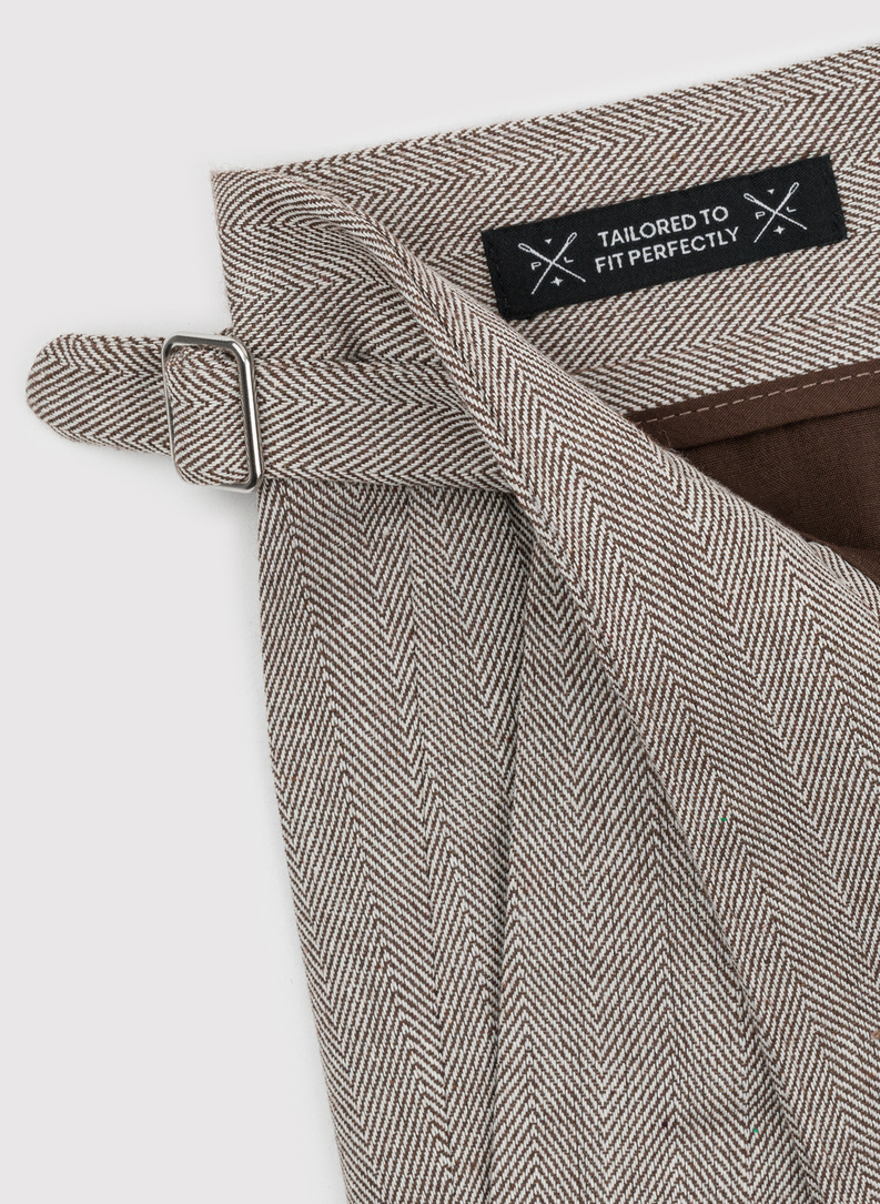 Bronzos spalvos melanžiniai vyriški šortai