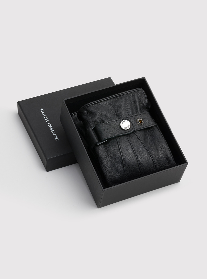 Elegantiškos odinės vyriškos pirštinės