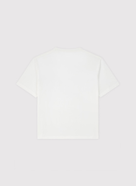 Balti didžiulio dydžio T marškinėliai