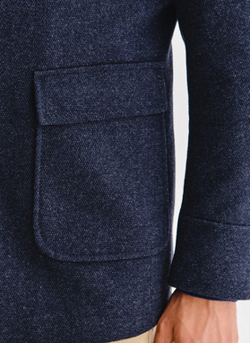 Tamsiai mėlynas vyriškas lietpaltis