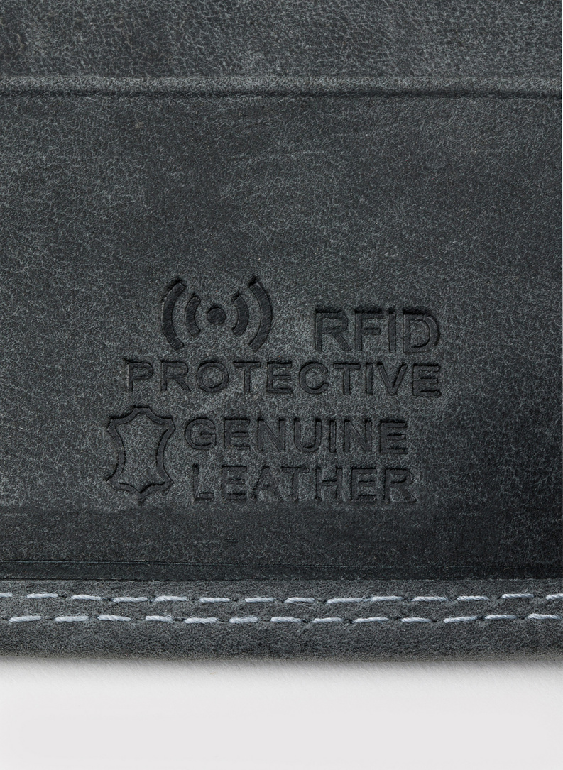 Maža pilkos spalvos vyriška piniginė