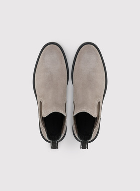 Pilki odiniai čelsiai